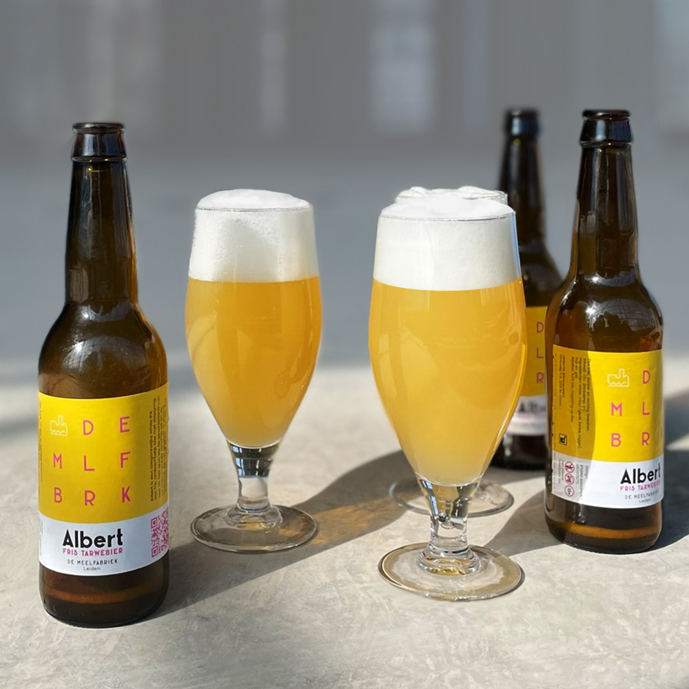 Albert biertjes, Bier van De Meelfabriek in Leiden
