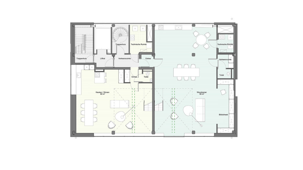 Ketelhuis level 2-3-4 van De Meelfabriek in Leiden