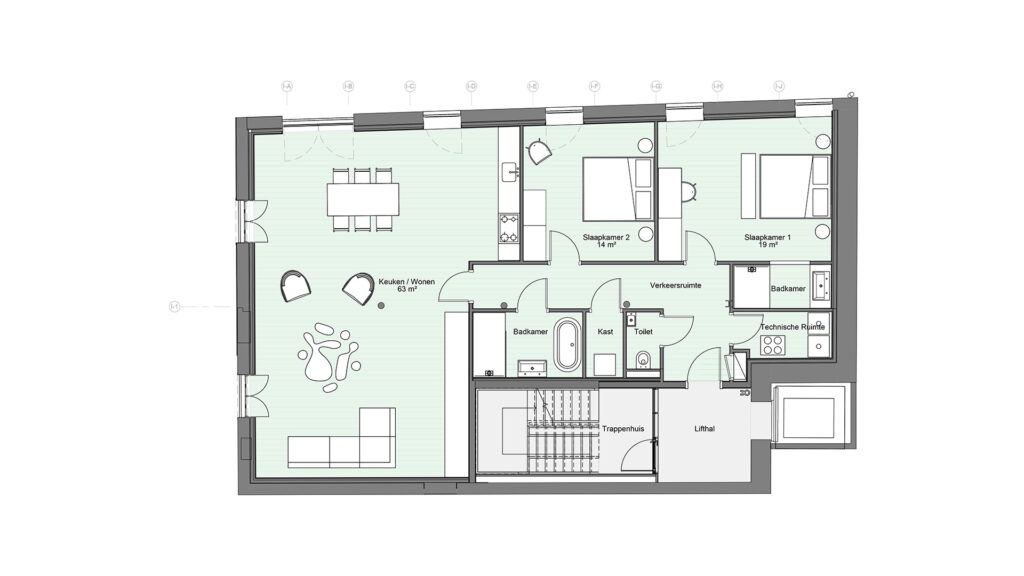 Ketelhuis level 4 van De Meelfabriek in Leiden